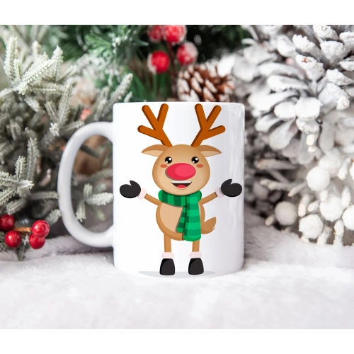 ŚWIĄTECZNY KUBEK 330ml PREZENT ŚWIĘTA POD CHOINKĘ