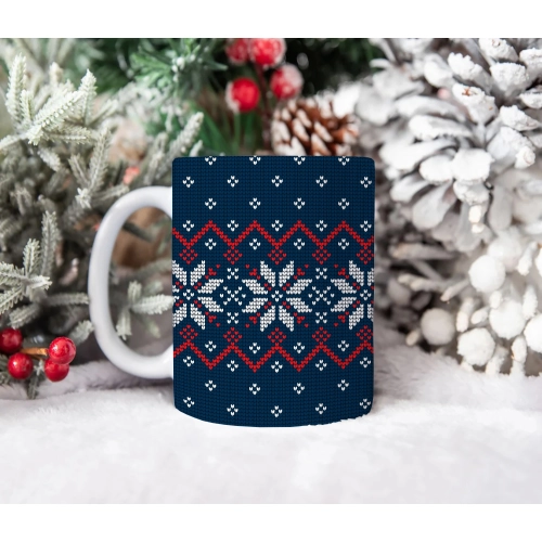 ŚWIĄTECZNY KUBEK 330ml PREZENT ŚWIĘTA POD CHOINKĘ