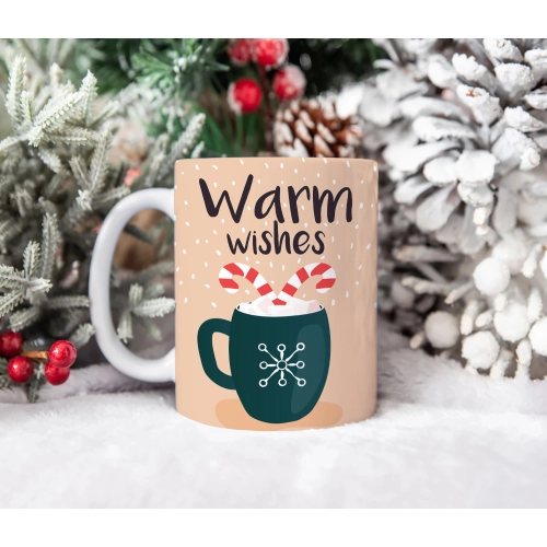 ŚWIĄTECZNY KUBEK 330ml PREZENT ŚWIĘTA POD CHOINKĘ