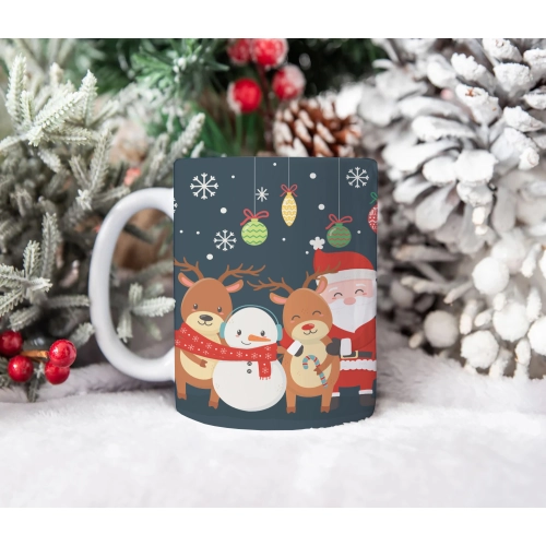 ŚWIĄTECZNY KUBEK 330ml PREZENT ŚWIĘTA POD CHOINKĘ