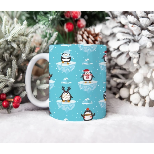 ŚWIĄTECZNY KUBEK 330ml PREZENT ŚWIĘTA POD CHOINKĘ