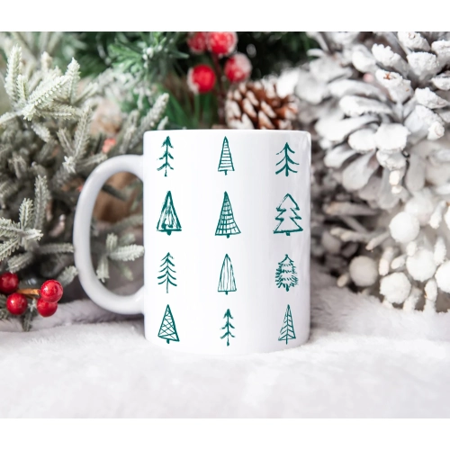 ŚWIĄTECZNY KUBEK 330ml PREZENT ŚWIĘTA POD CHOINKĘ