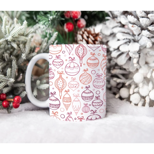 ŚWIĄTECZNY KUBEK 330ml PREZENT ŚWIĘTA POD CHOINKĘ