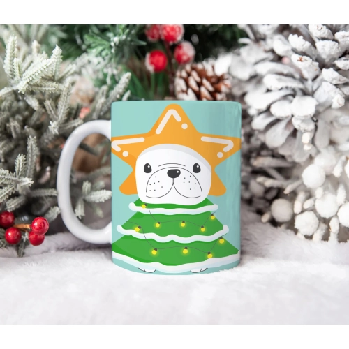 ŚWIĄTECZNY KUBEK 330ml PREZENT ŚWIĘTA POD CHOINKĘ