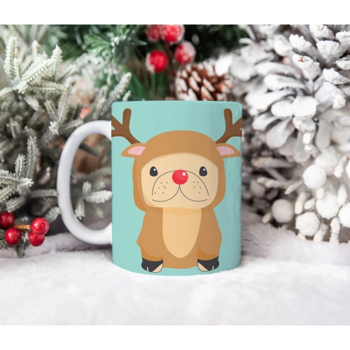 ŚWIĄTECZNY KUBEK 330ml PREZENT ŚWIĘTA POD CHOINKĘ