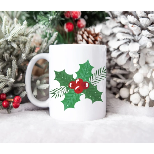 ŚWIĄTECZNY KUBEK 330ml PREZENT ŚWIĘTA POD CHOINKĘ