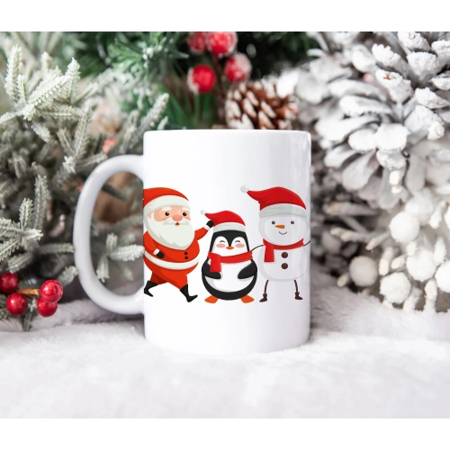 ŚWIĄTECZNY KUBEK 330ml PREZENT ŚWIĘTA POD CHOINKĘ