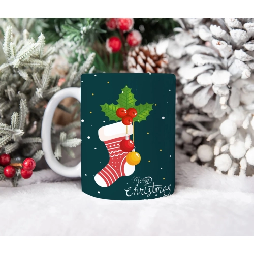 ŚWIĄTECZNY KUBEK 330ml PREZENT ŚWIĘTA POD CHOINKĘ