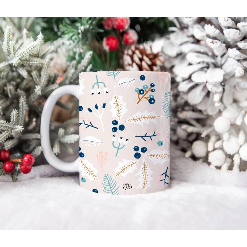 ŚWIĄTECZNY KUBEK 330ml PREZENT ŚWIĘTA POD CHOINKĘ