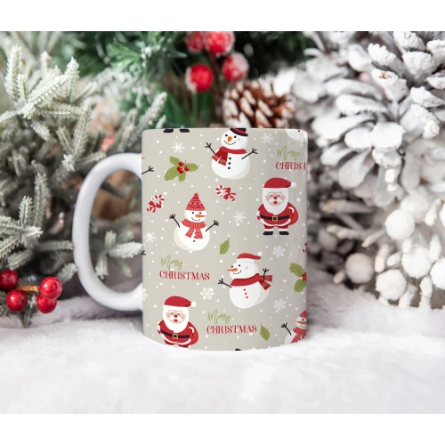 ŚWIĄTECZNY KUBEK 330ml PREZENT ŚWIĘTA POD CHOINKĘ