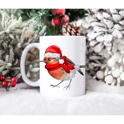 ŚWIĄTECZNY KUBEK 330ml PREZENT ŚWIĘTA POD CHOINKĘ