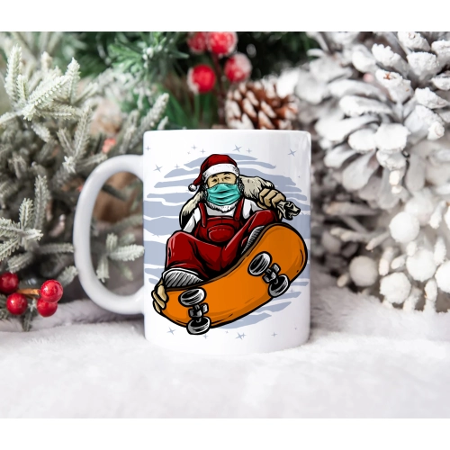 ŚWIĄTECZNY KUBEK 330ml PREZENT ŚWIĘTA POD CHOINKĘ