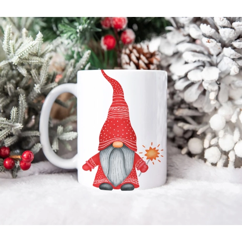 ŚWIĄTECZNY KUBEK 330ml PREZENT ŚWIĘTA POD CHOINKĘ