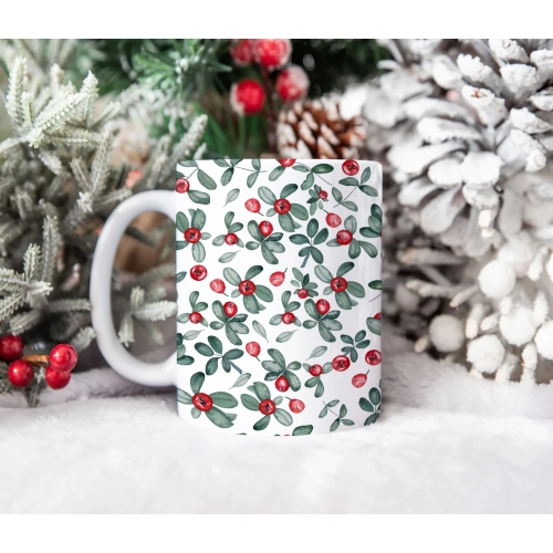 ŚWIĄTECZNY KUBEK 330ml PREZENT ŚWIĘTA POD CHOINKĘ