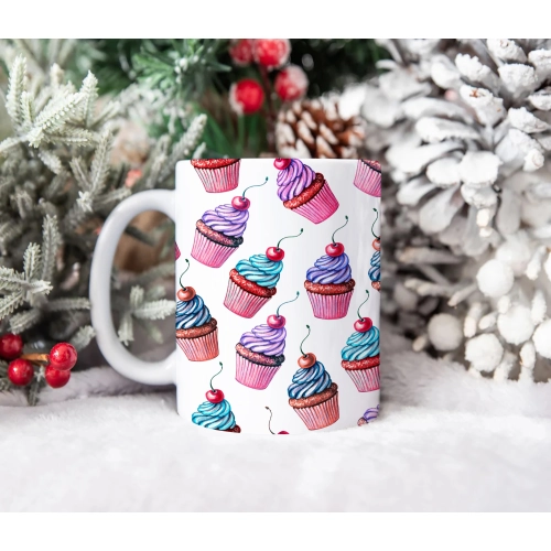 ŚWIĄTECZNY KUBEK 330ml PREZENT ŚWIĘTA POD CHOINKĘ