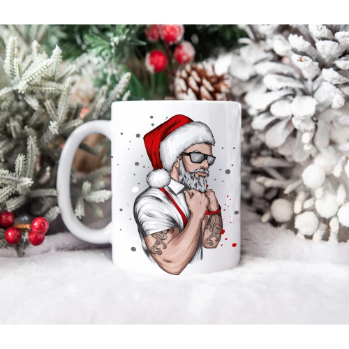 ŚWIĄTECZNY KUBEK 330ml PREZENT ŚWIĘTA POD CHOINKĘ