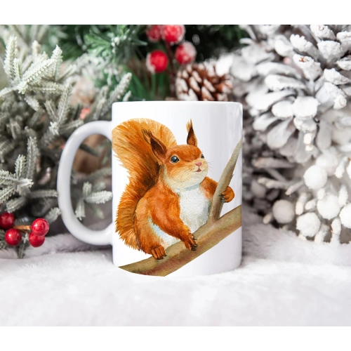 ŚWIĄTECZNY KUBEK 330ml PREZENT ŚWIĘTA POD CHOINKĘ