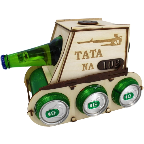 CZOŁG NA PIWO ALKOHOL SKRZYNKA PREZENT DLA TATY