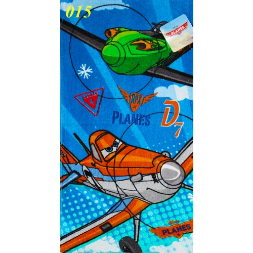 RĘCZNIK DZIECIĘCY 65X35cm LICENCJONOWANY KĄPIELOWY DO PRZEDSZKOLA SAMOLOTY