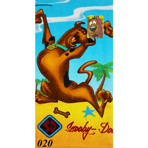 RĘCZNIK DZIECIĘCY 65X35cm LICENCJONOWANY KĄPIELOWY DO PRZEDSZKOLA SCOOBY DOO