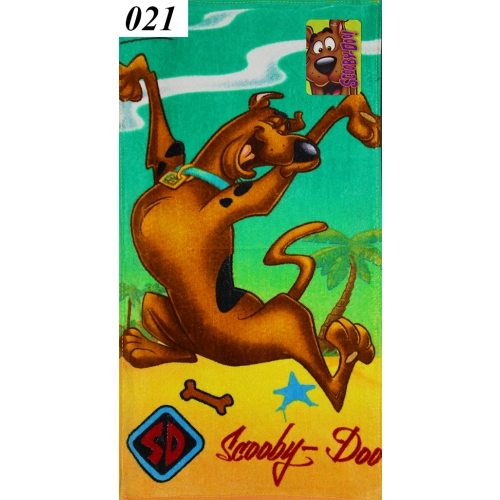 RĘCZNIK DZIECIĘCY 65X35cm LICENCJONOWANY KĄPIELOWY DO PRZEDSZKOLA SCOOBY DOO