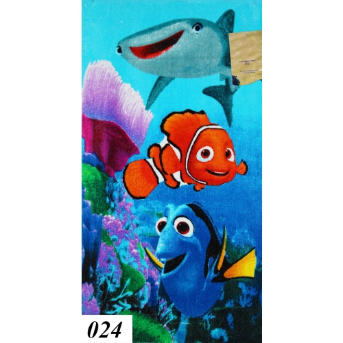 RĘCZNIK DZIECIĘCY 65X35cm LICENCJONOWANY KĄPIELOWY DO PRZEDSZKOLA NEMO