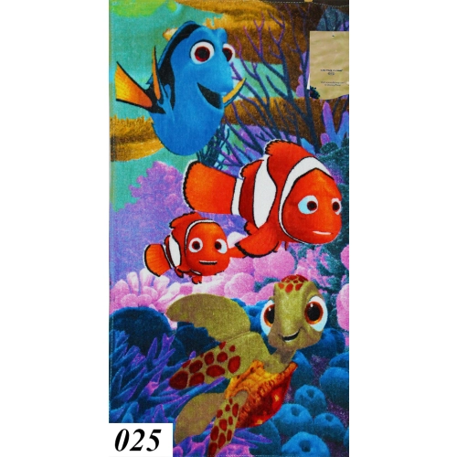 RĘCZNIK DZIECIĘCY 65X35cm LICENCJONOWANY KĄPIELOWY DO PRZEDSZKOLA NEMO