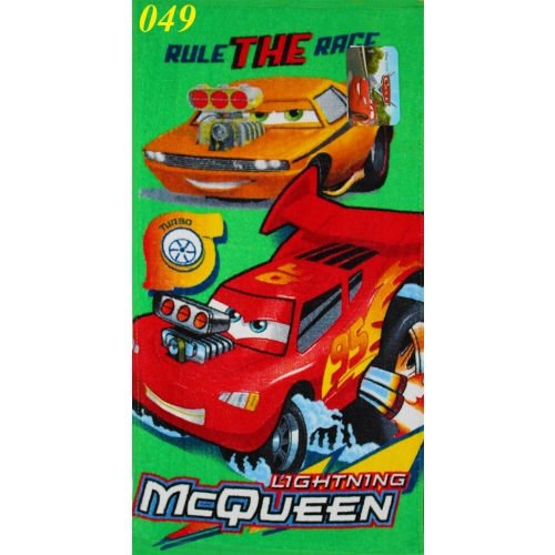 RĘCZNIK DZIECIĘCY 65X35cm LICENCJONOWANY KĄPIELOWY DO PRZEDSZKOLA AUTA