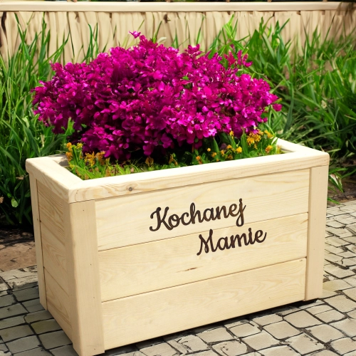 ELEGANCKA DONICZKA DREWNIANA Z GRAWEREM DLA KOCHANEJ MAMY DZIEŃ MATKI MAMA