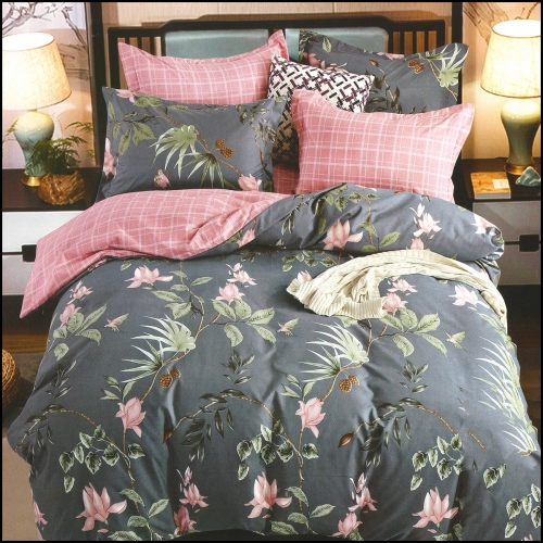 DWUSTRONNA POŚCIEL FLANELA 2 POSZEWKI 70x80 KOMPLET 140x200 + PRZEŚCIERADŁO