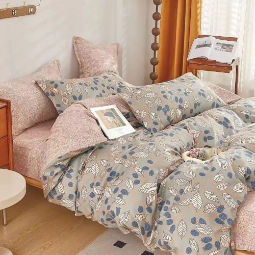 KOMPLET POŚCIELI 180x200 DWUSTRONNA FLANELA BAWEŁNA PRZEŚCIERADŁO CIEPŁA