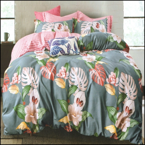 KOMPLET POŚCIELI 180x200 DWUSTRONNA FLANELA BAWEŁNA PRZEŚCIERADŁO CIEPŁA