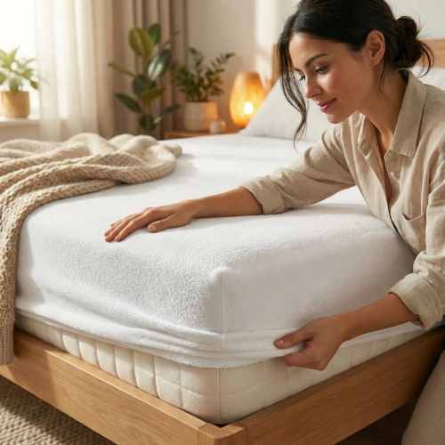 PRZEŚCIERADŁO FROTTE 100X200 Z GUMKĄ GRUBE POLSKIE BIAŁY