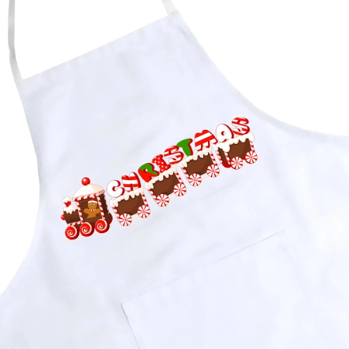 FARTUCH KUCHENNY ŚWIĄTECZNY PREZENT Z NADRUKIEM