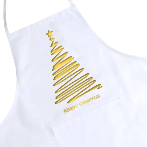 FARTUCH KUCHENNY ŚWIĄTECZNY PREZENT CHOINKA