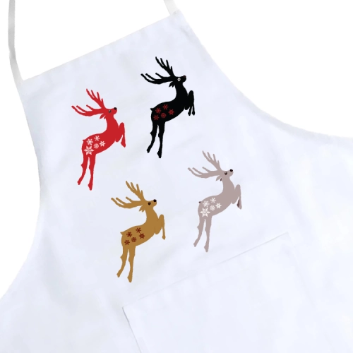 FARTUCH KUCHENNY ŚWIĄTECZNY PREZENT RENIFER