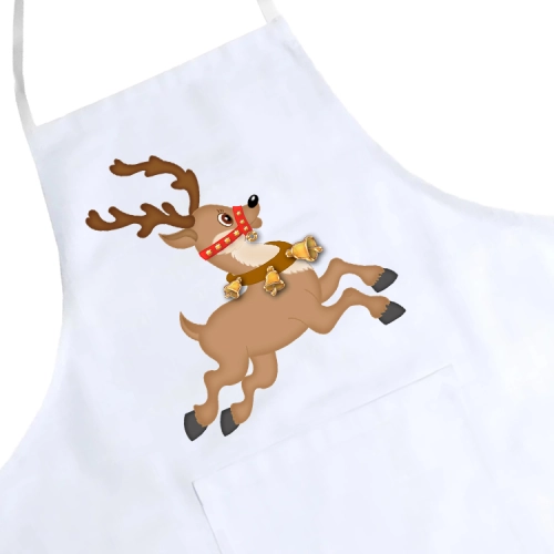 FARTUCH KUCHENNY ŚWIĄTECZNY PREZENT RENIFER