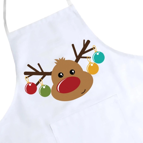 FARTUCH KUCHENNY ŚWIĄTECZNY PREZENT RENIFER