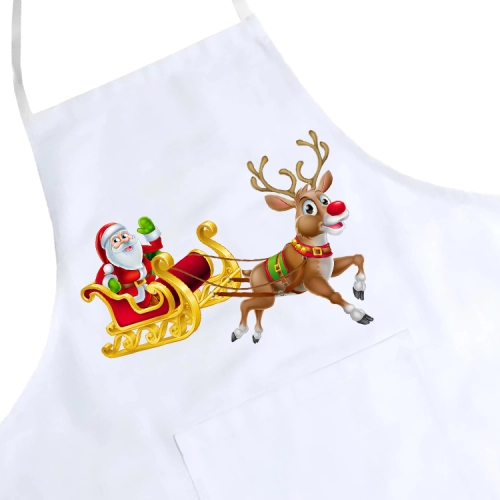 FARTUCH KUCHENNY ŚWIĄTECZNY PREZENT MIKOŁAJ