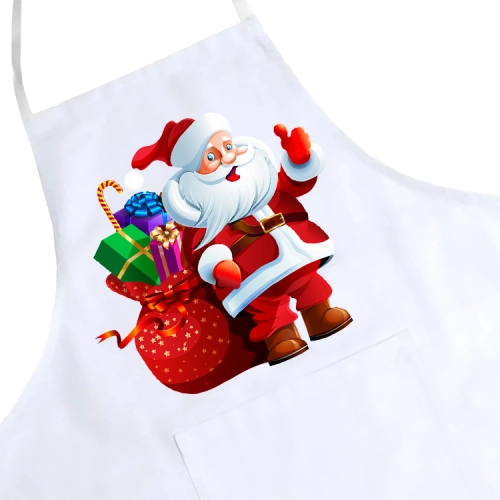 FARTUCH KUCHENNY ŚWIĄTECZNY PREZENT MIKOŁAJ