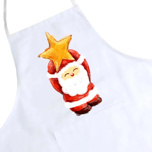 FARTUCH KUCHENNY ŚWIĄTECZNY PREZENT MIKOŁAJ