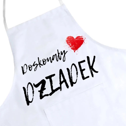 FARTUCH KUCHENNY Z NADRUKIEM PREZENT DZIEŃ DZIADKA