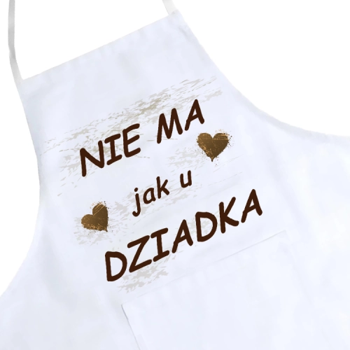 FARTUCH KUCHENNY Z NADRUKIEM PREZENT DZIEŃ DZIADKA