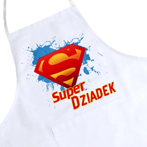 FARTUCH KUCHENNY Z NADRUKIEM PREZENT DZIEŃ DZIADKA