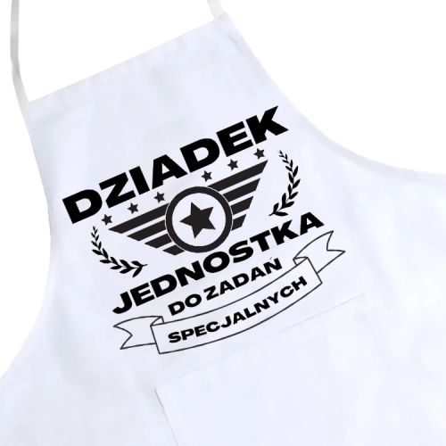 FARTUCH KUCHENNY Z NADRUKIEM PREZENT DZIEŃ DZIADKA