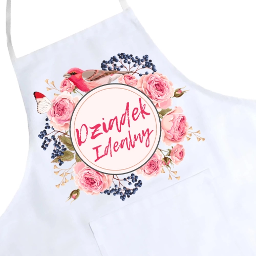 FARTUCH KUCHENNY Z NADRUKIEM PREZENT DZIEŃ DZIADKA