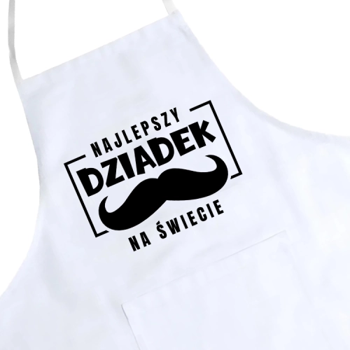 FARTUCH KUCHENNY Z NADRUKIEM PREZENT DZIEŃ DZIADKA