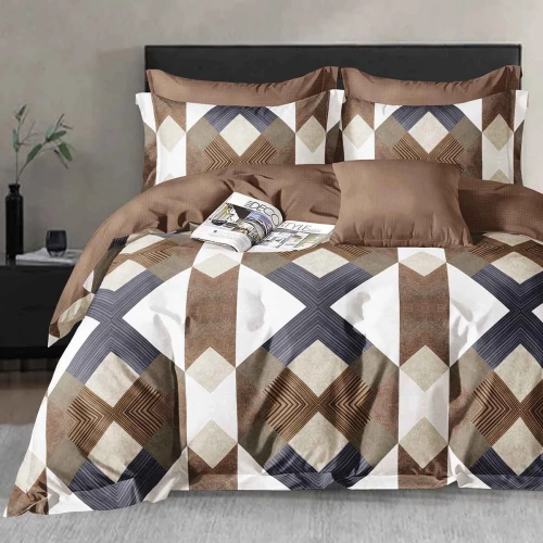 GRUBA DWUSTRONNA POŚCIEL FLANELOWA Z PRZEŚCIERADŁEM KOMPLET