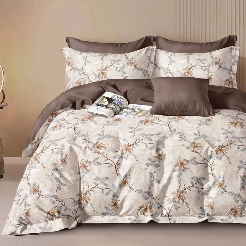 GRUBA DWUSTRONNA POŚCIEL FLANELOWA Z PRZEŚCIERADŁEM KOMPLET