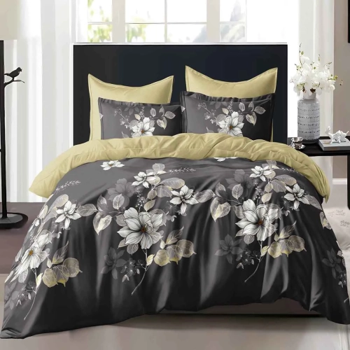 GRUBA DWUSTRONNA POŚCIEL FLANELOWA 150x200 2 POSZEWKI 70x80 KOMPLET